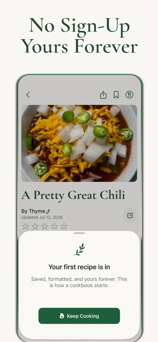 Importing from social apps